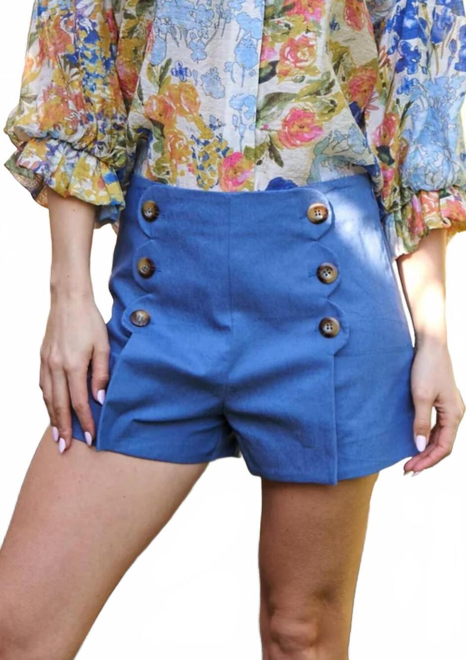 NEW STYLE USA sailor style short in denim